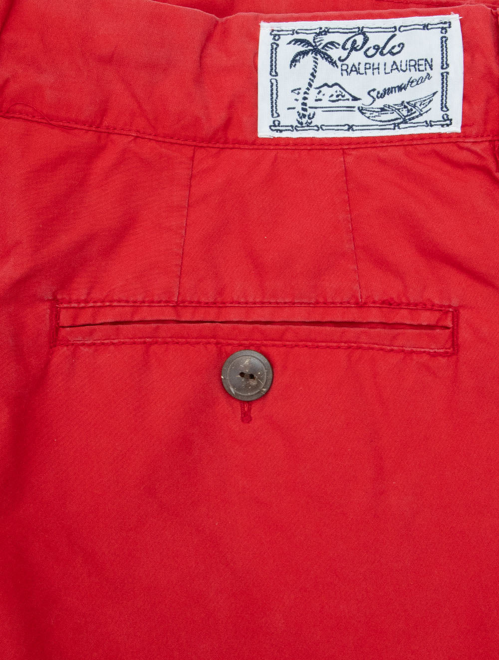 Classic Red Swim Shorts - Image 2