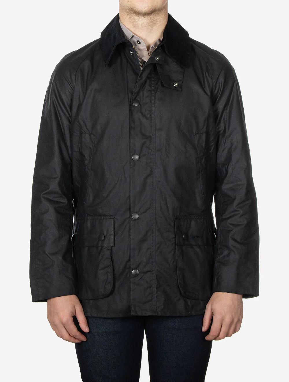 Ashby Wax Jacket Navy - Image 2