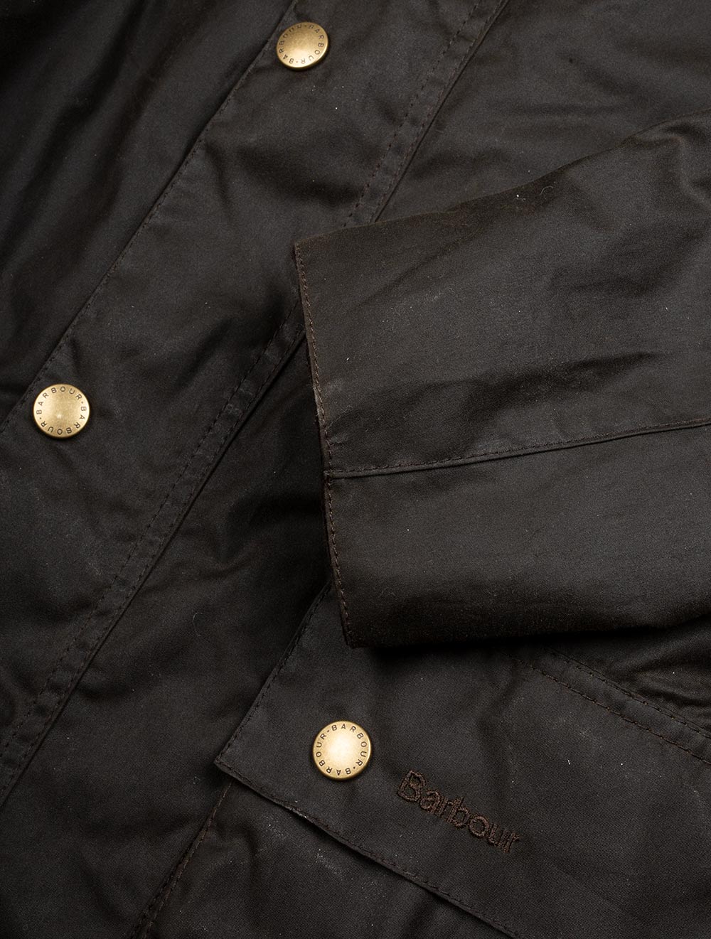 Ashby Wax Jacket Olive - Image 3