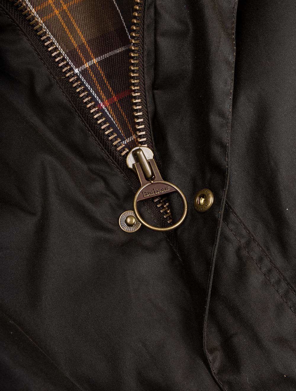 Ashby Wax Jacket Olive - Image 4