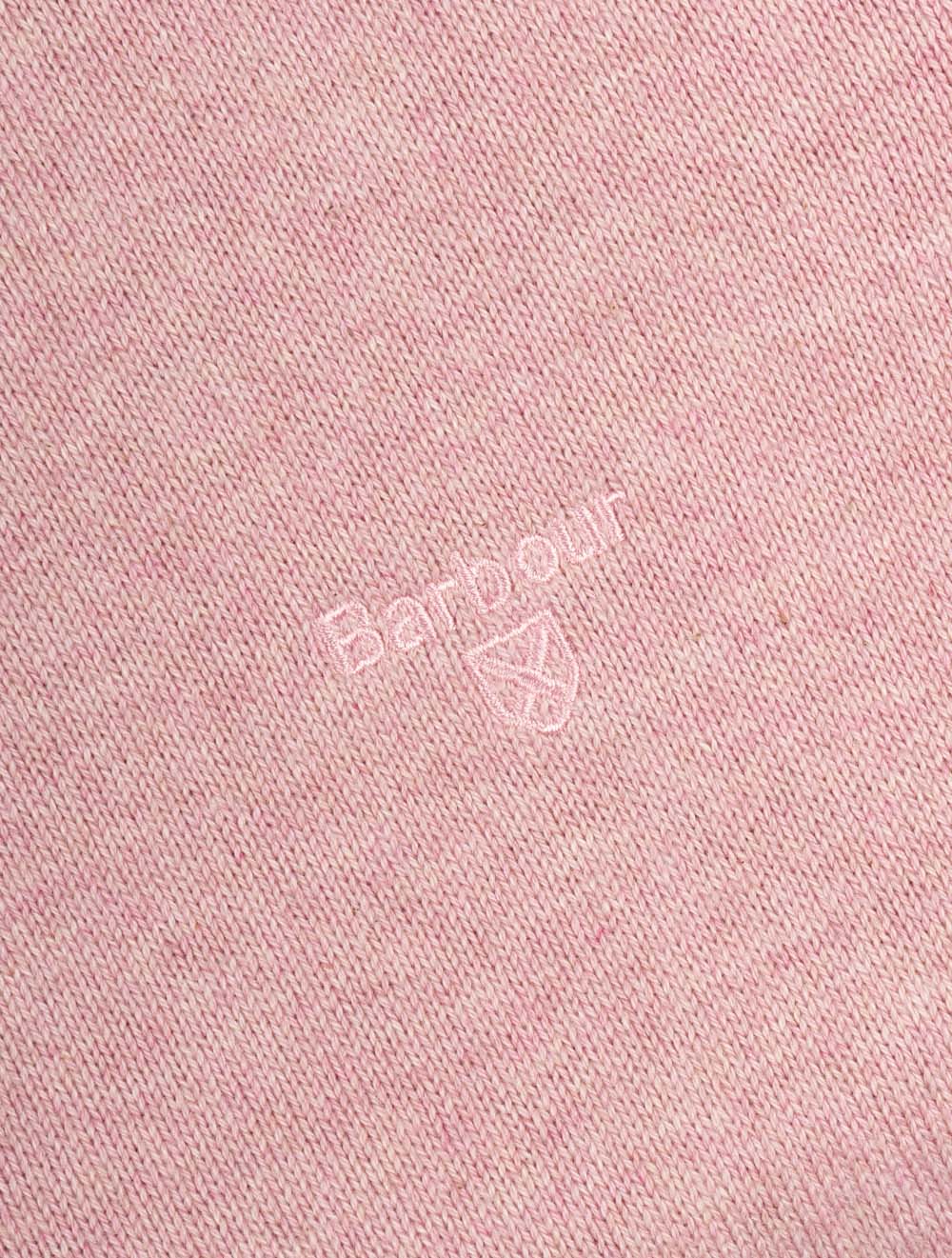 Cotton Half-Zip Sweater Pink - Image 5