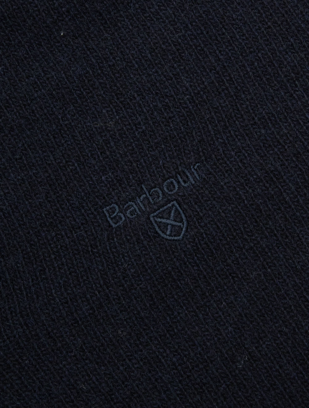 Essential Lambswool Half Zip Navy - Image 3