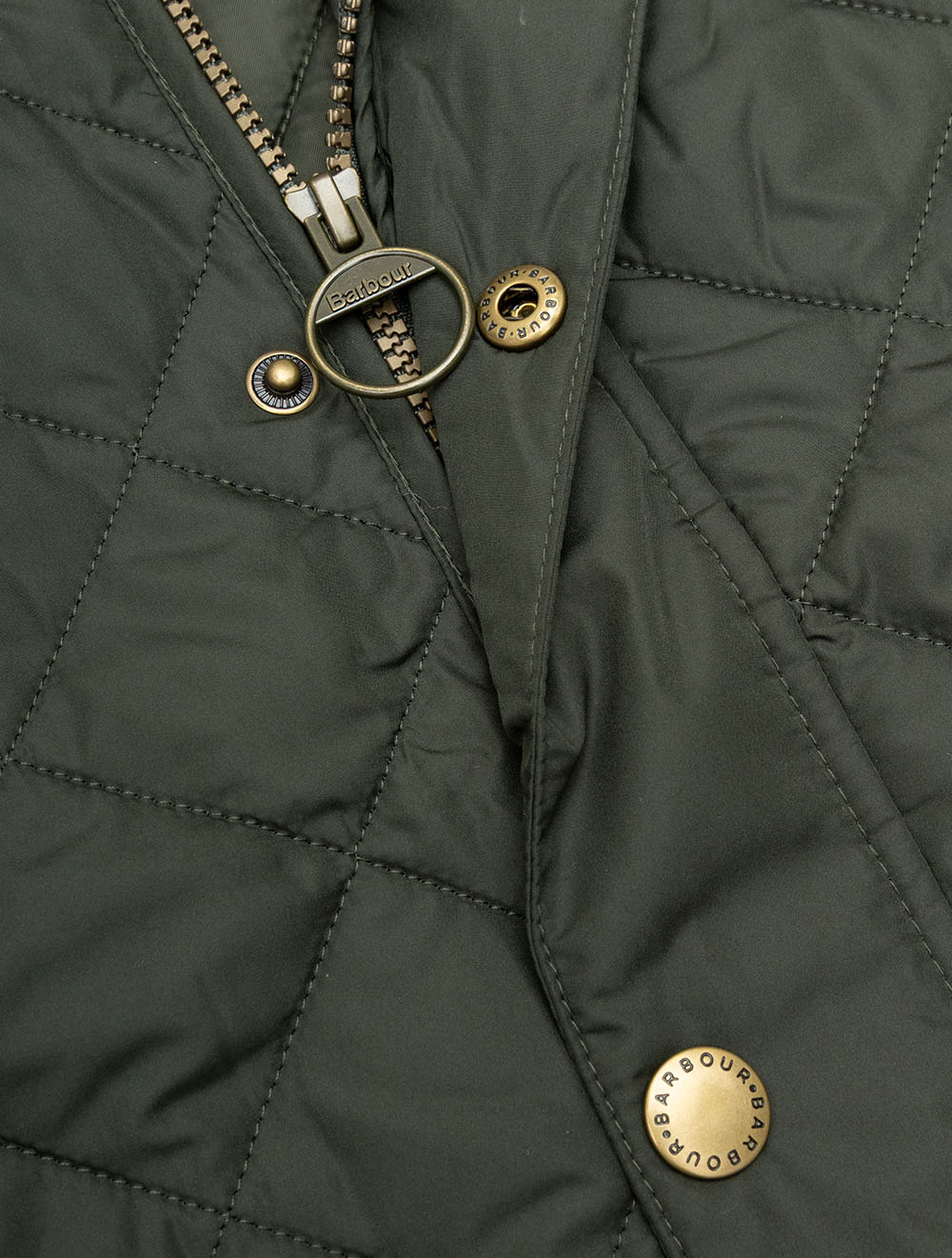 Lowerdale Quilted Gilet Sage - Image 3