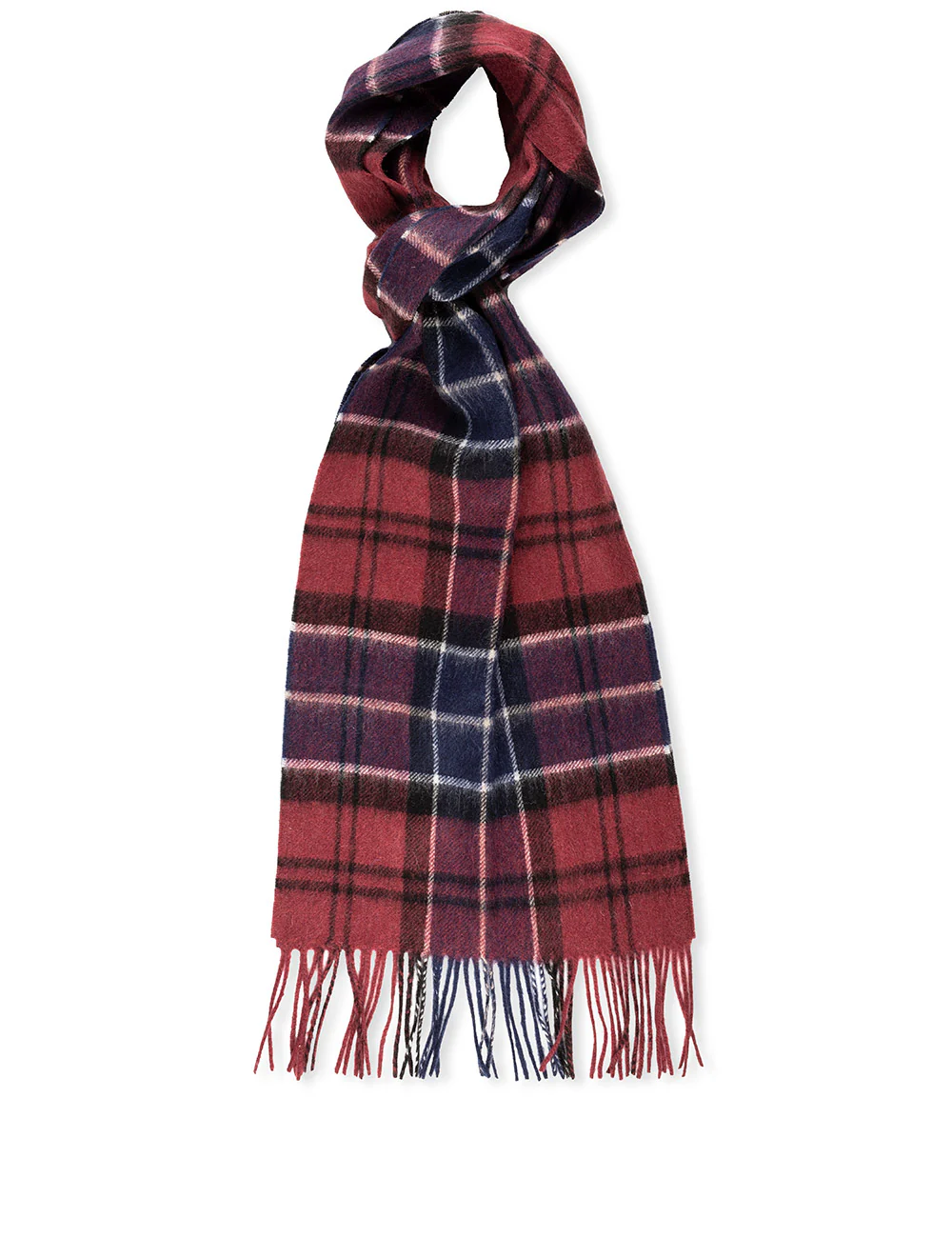 Wool Cashmere Scarf Cordovan