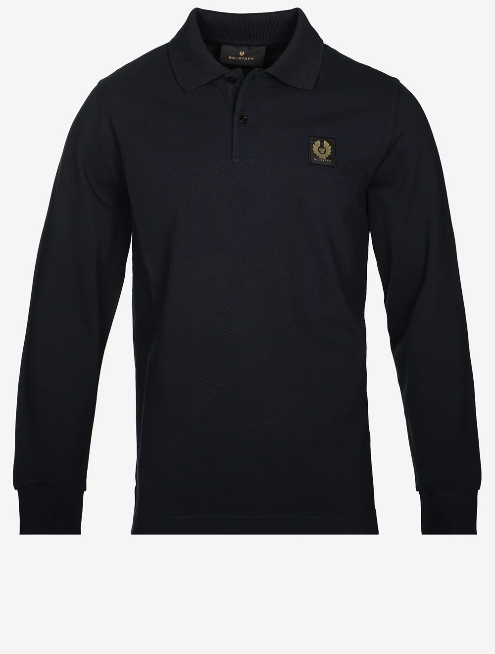 Long Sleeved Polo Dark Ink