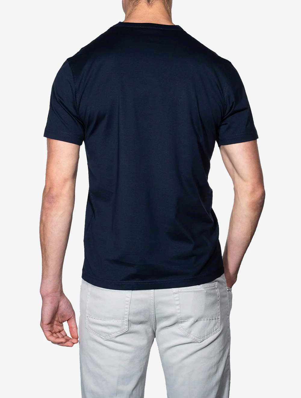 Dappled Cotton T-Shirt Dark Ink - Image 3