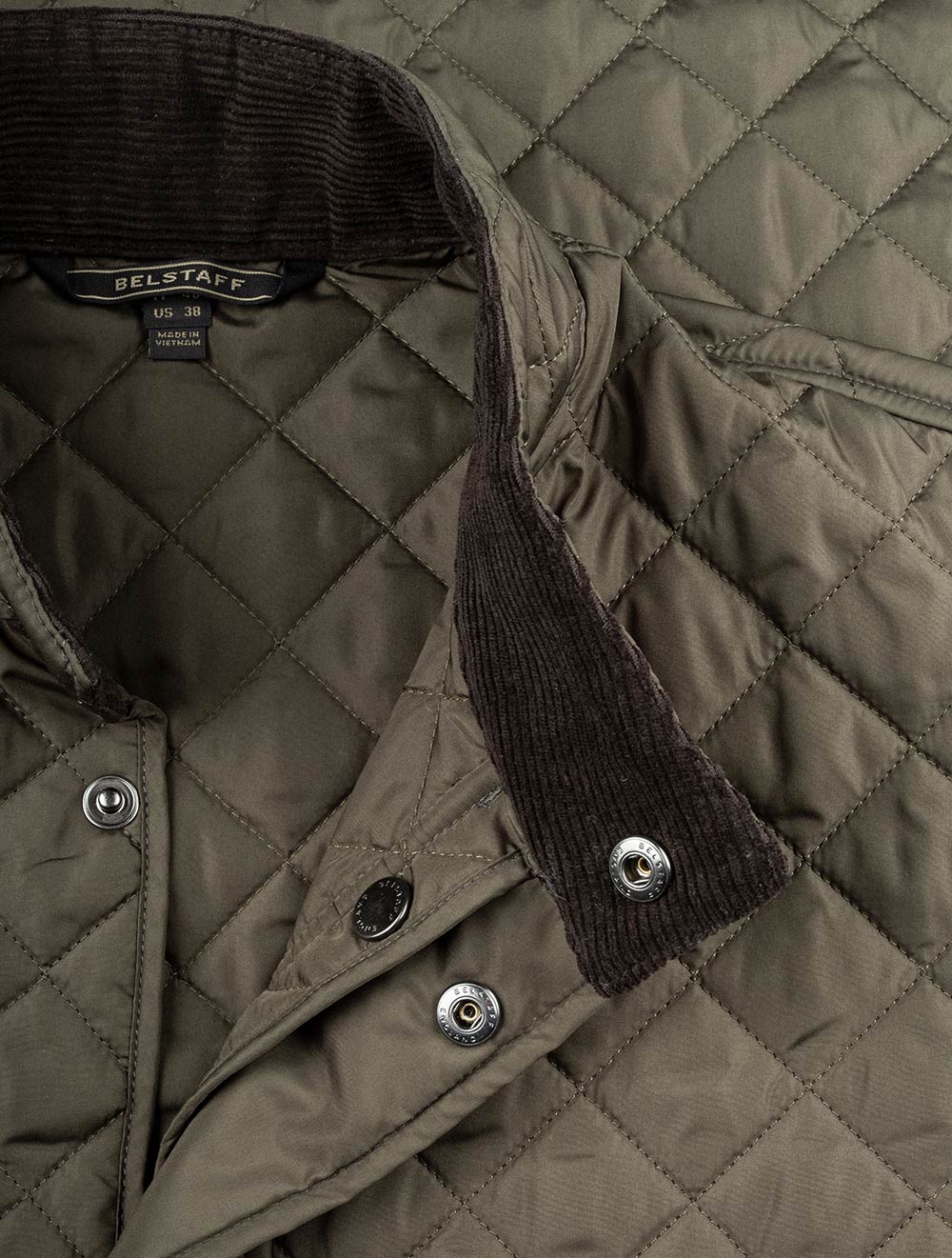 Waistcoat Gilet Faded Olive - Image 4