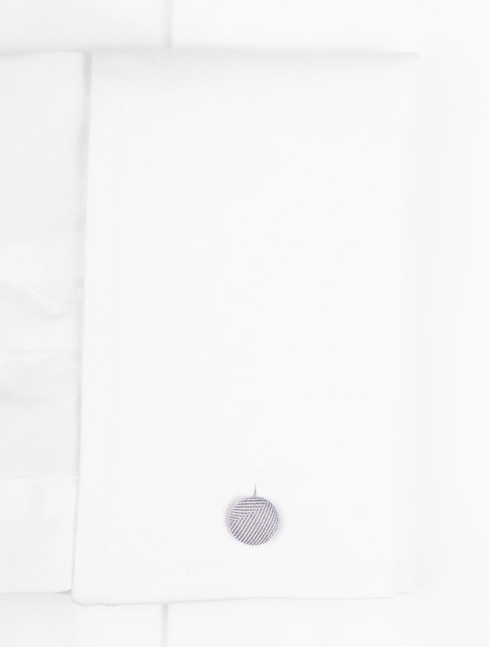 Contemporary Fit Double Cuff Shirt White - Image 5