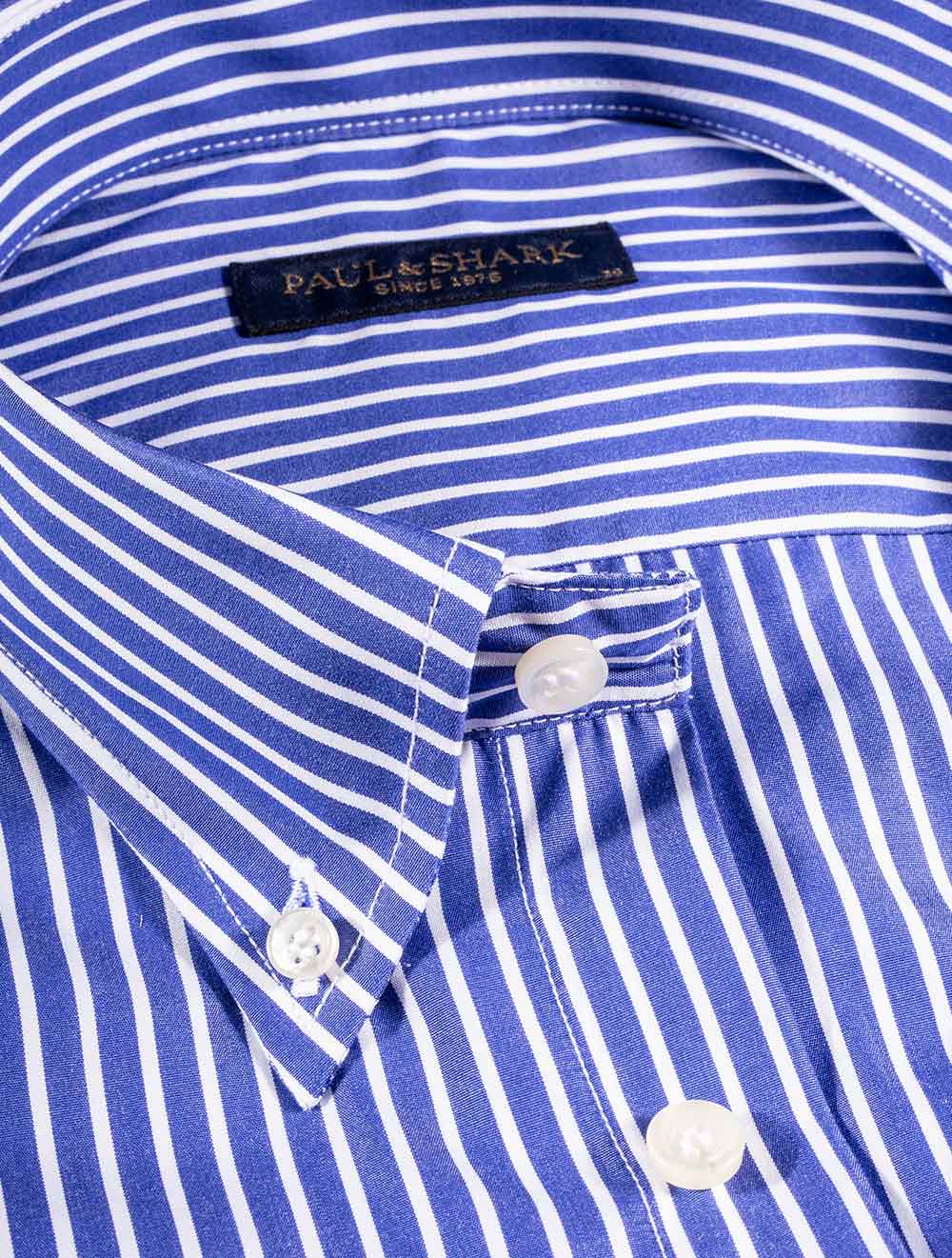 Stripe Button Down Shirt Blue - Image 2