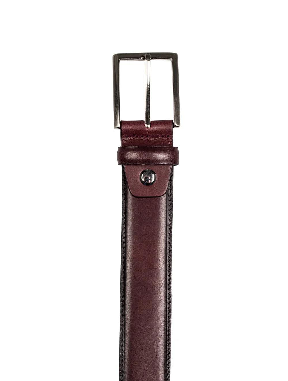 Leather Belt Burgundy