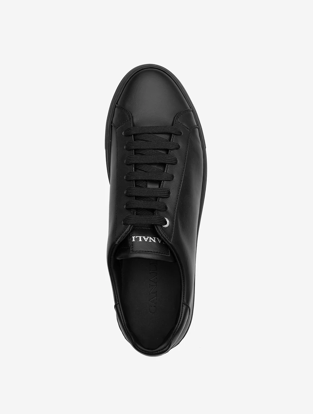 Calfskin Sneakers Black - Image 5