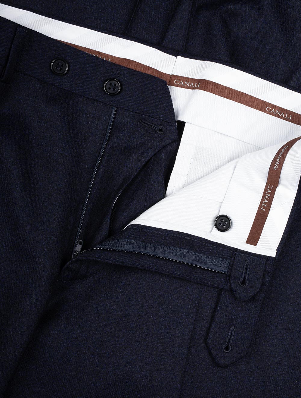 Flannel Trouser Deep Navy - Image 6