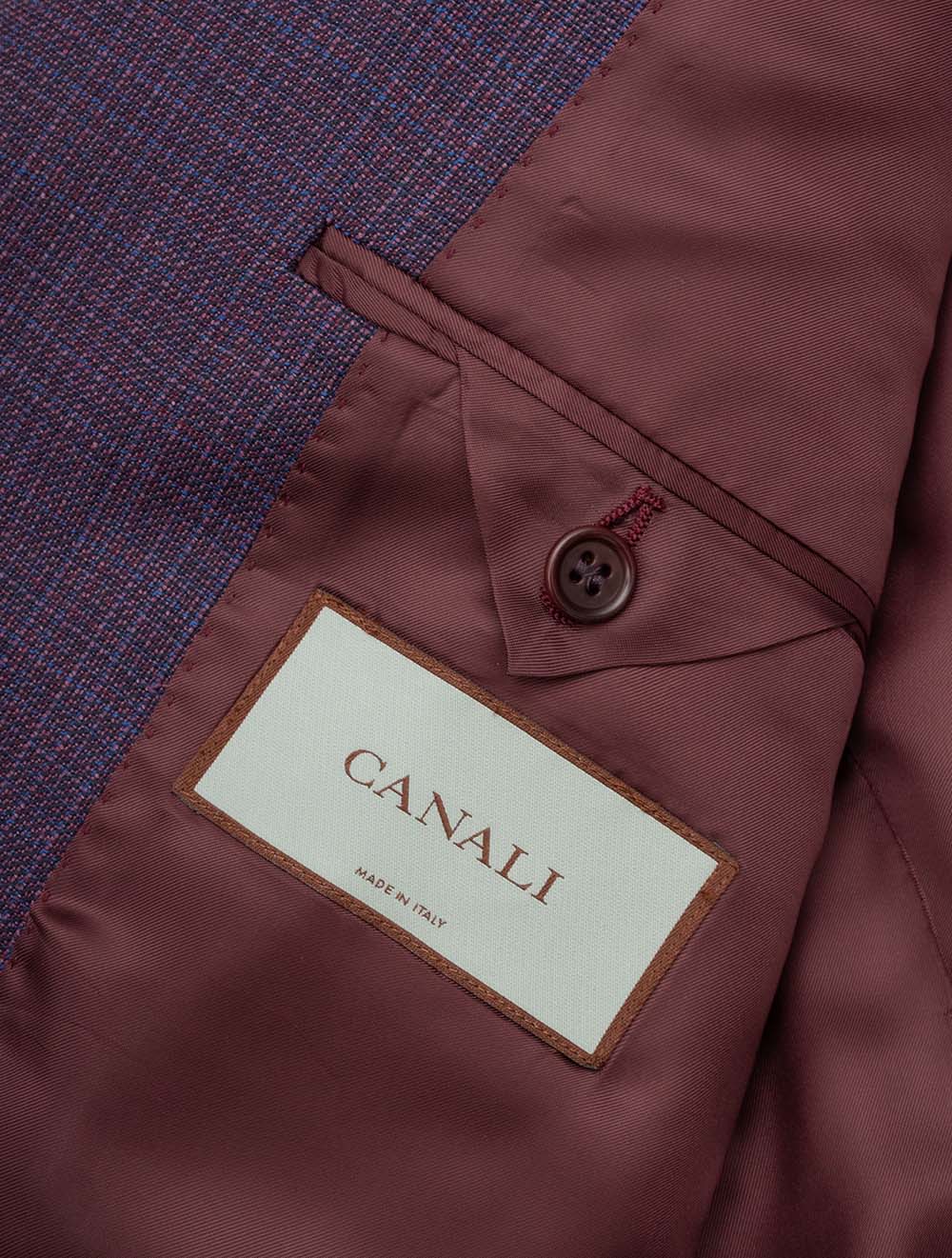 Micro Pattern Jacket Plum - Image 5