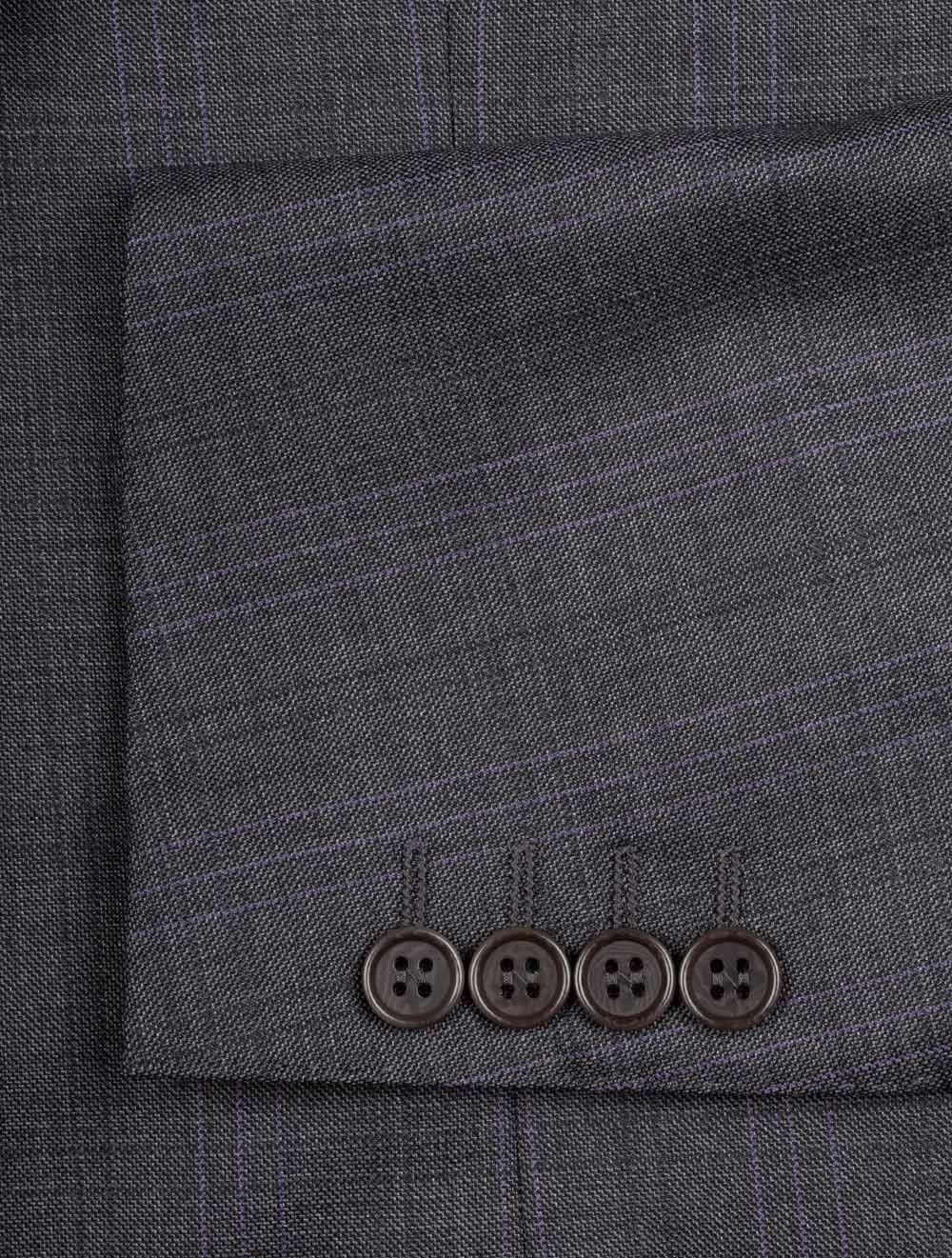Over Check Suit Grey - Image 3