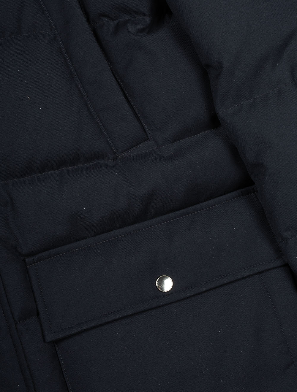 Padded Coat Navy - Image 6