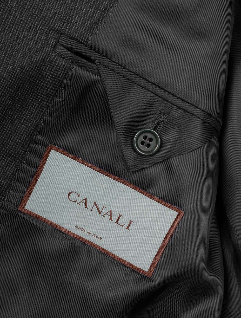 Sharkskin Wool Suit Grey - Image 5