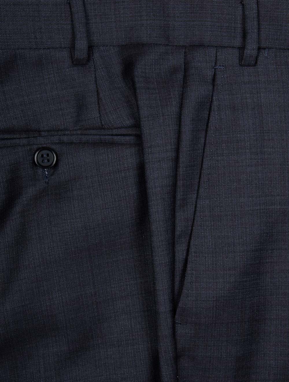 Slub Finished Suit Navy - Image 6