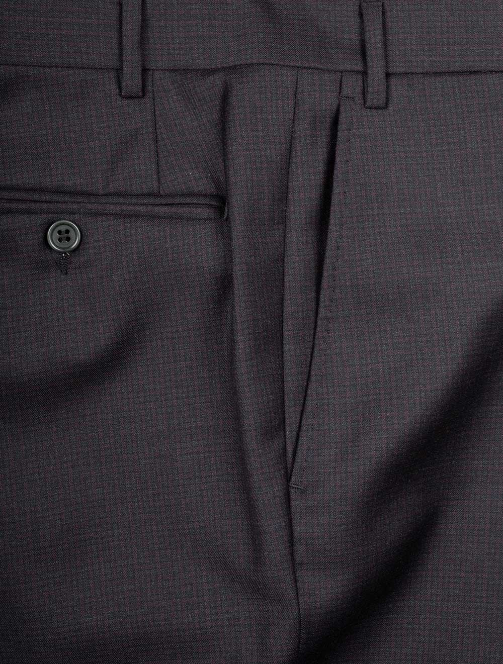 Subtle Check Suit Grey - Image 6