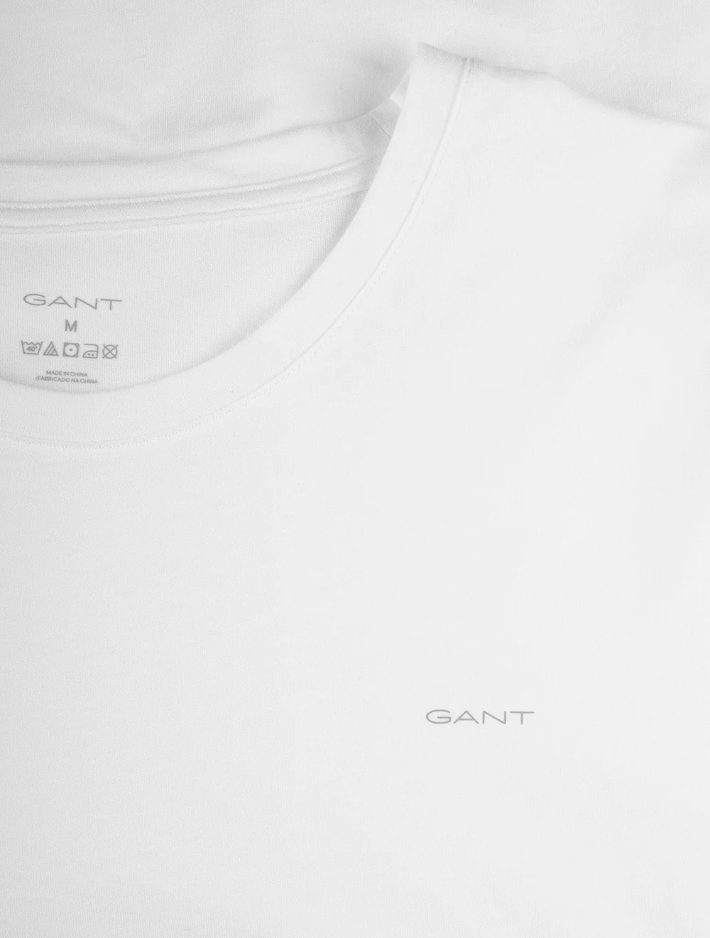 Crew Neck T-Shirt 2-Pack Navy White - Image 2