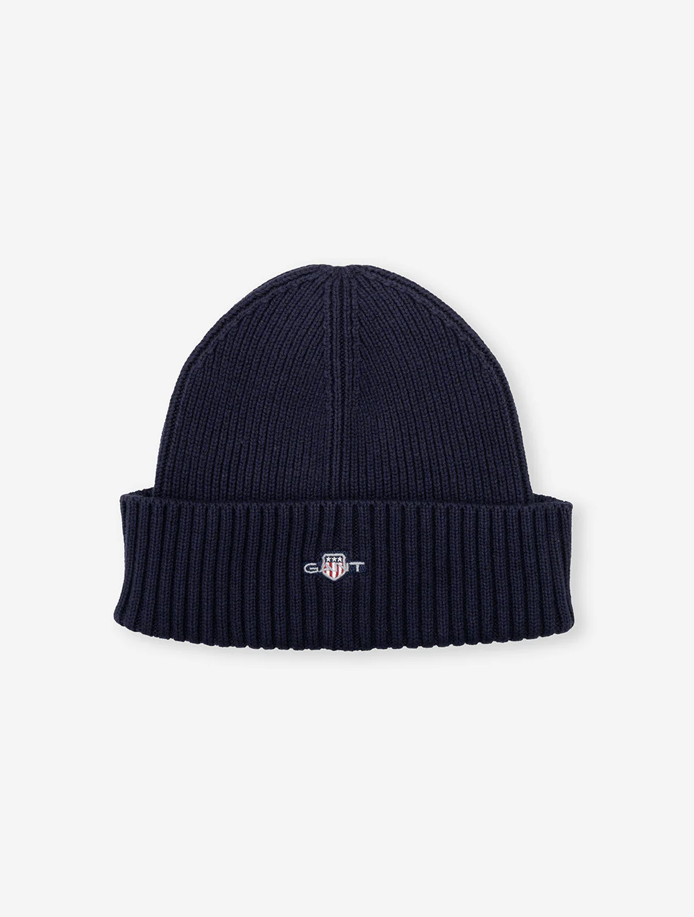 Cotton Blend Logo Beanie Marine