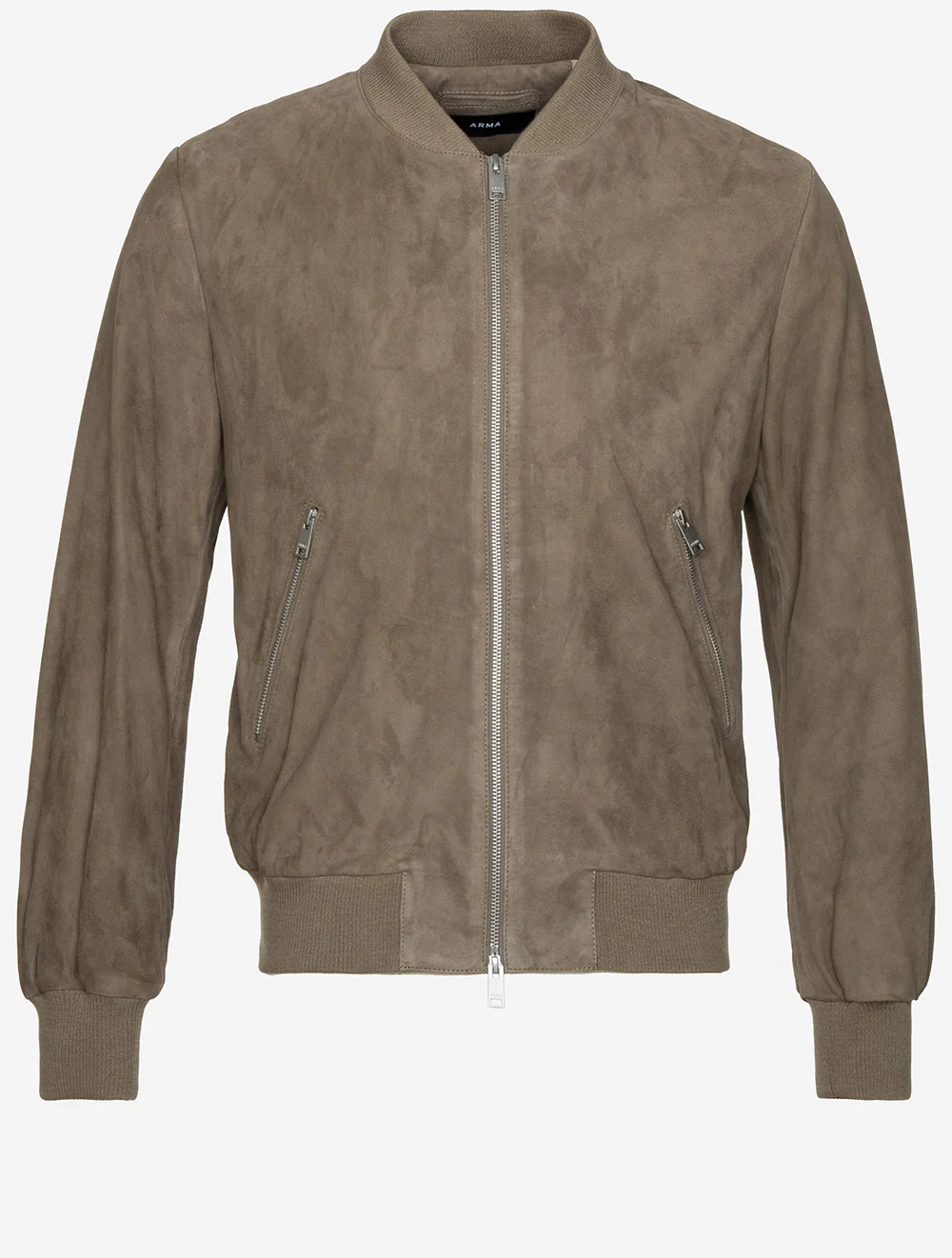 Didier Suede Bomber Jacket Soil