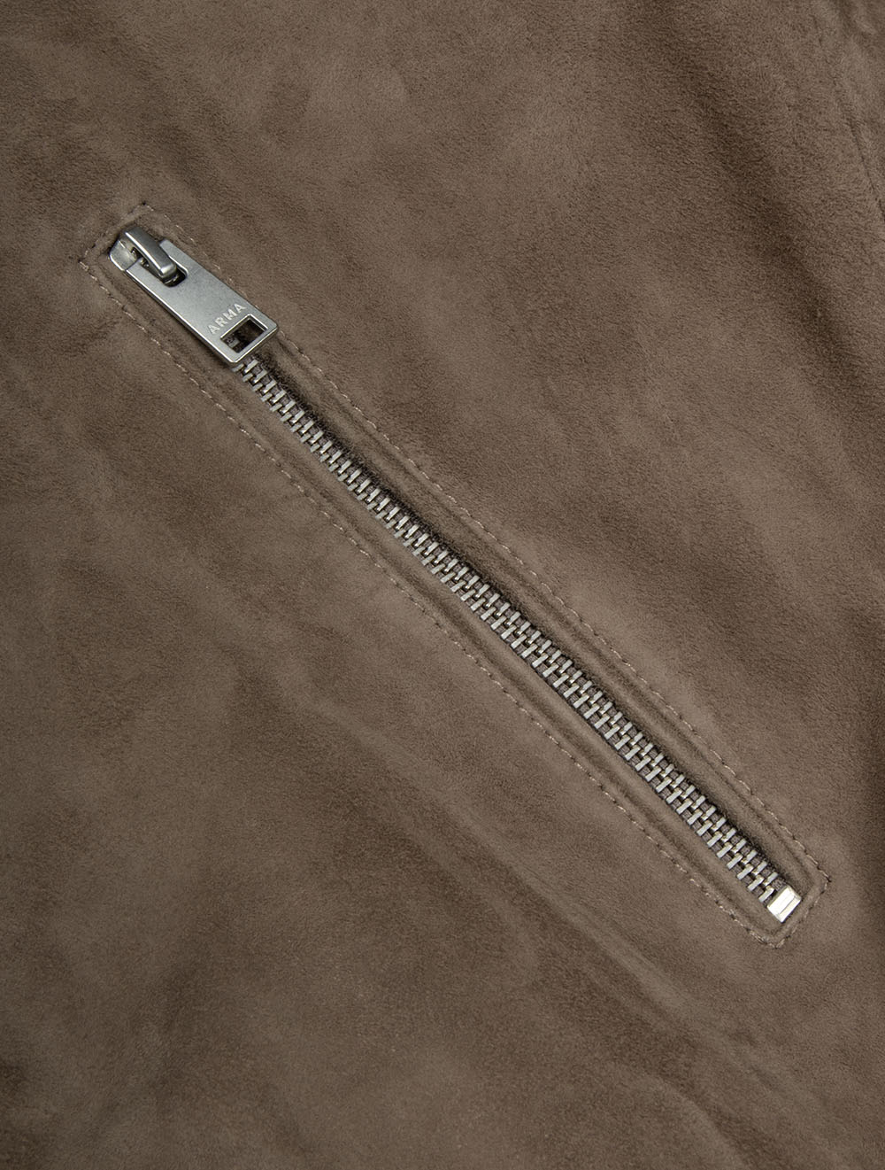 Didier Suede Bomber Jacket Soil - Image 6