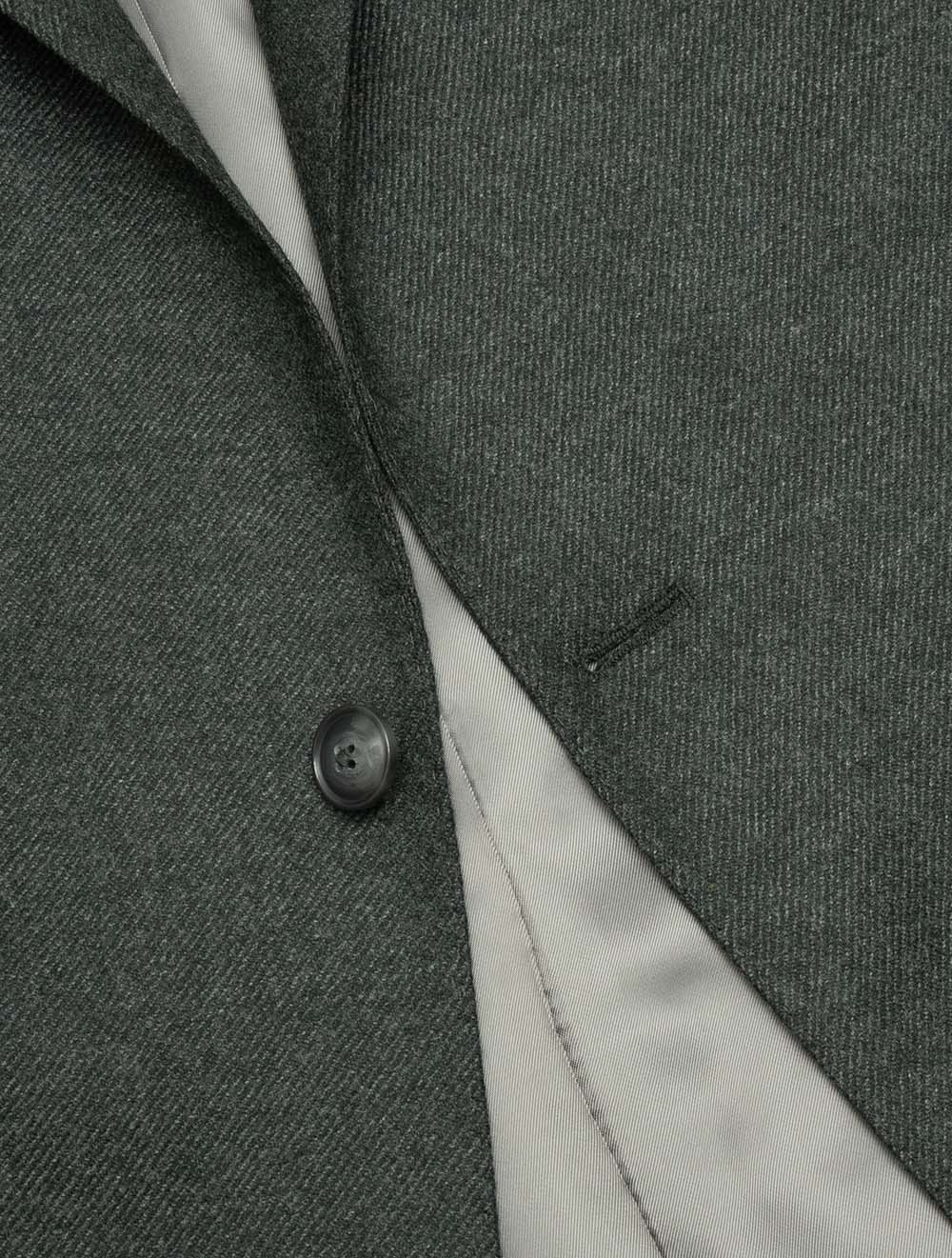 Merano Flannel Jacket Green - Image 3
