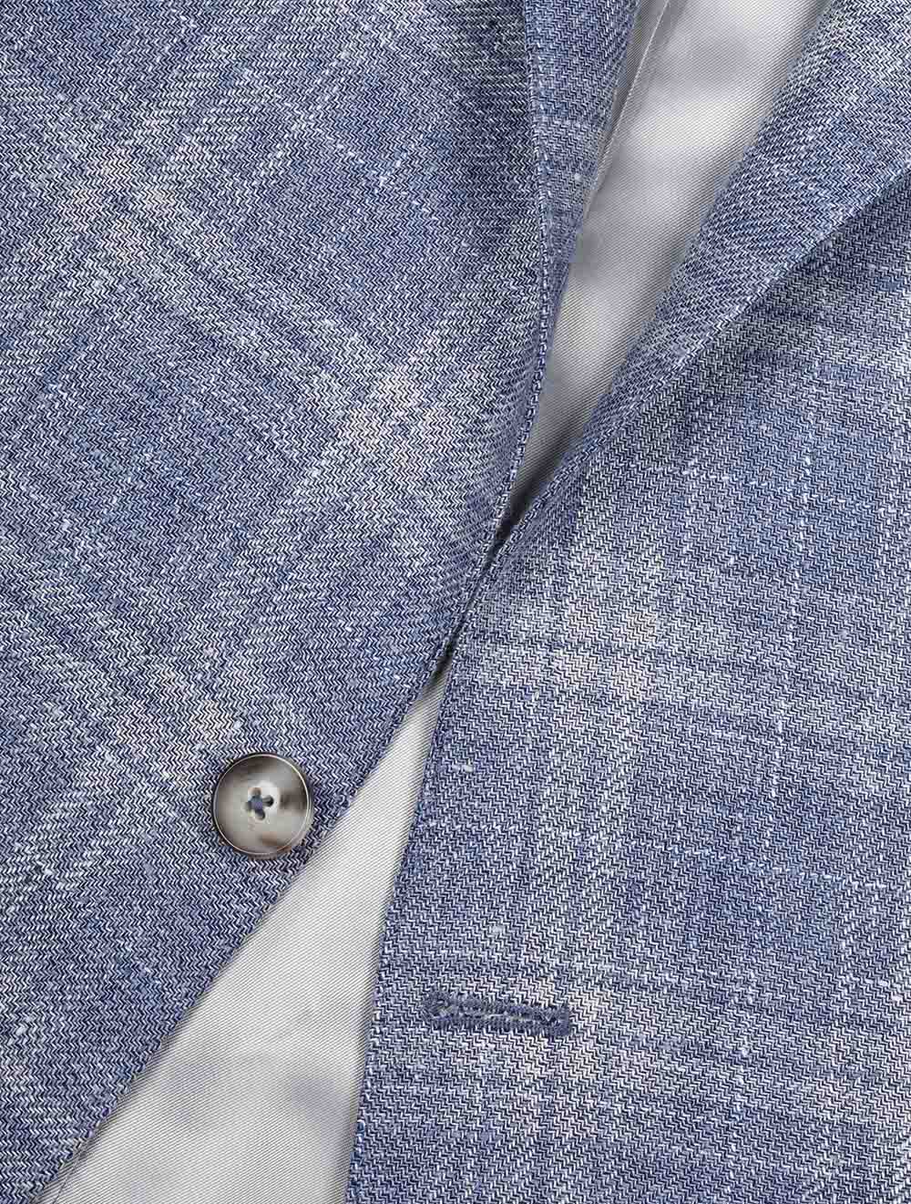 Merano Check Jacket Blue - Image 3