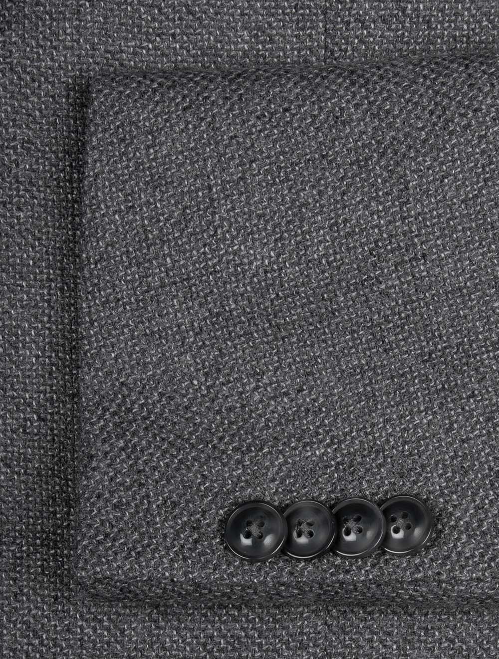 Wool Pin Point Jacket Grey - Image 4