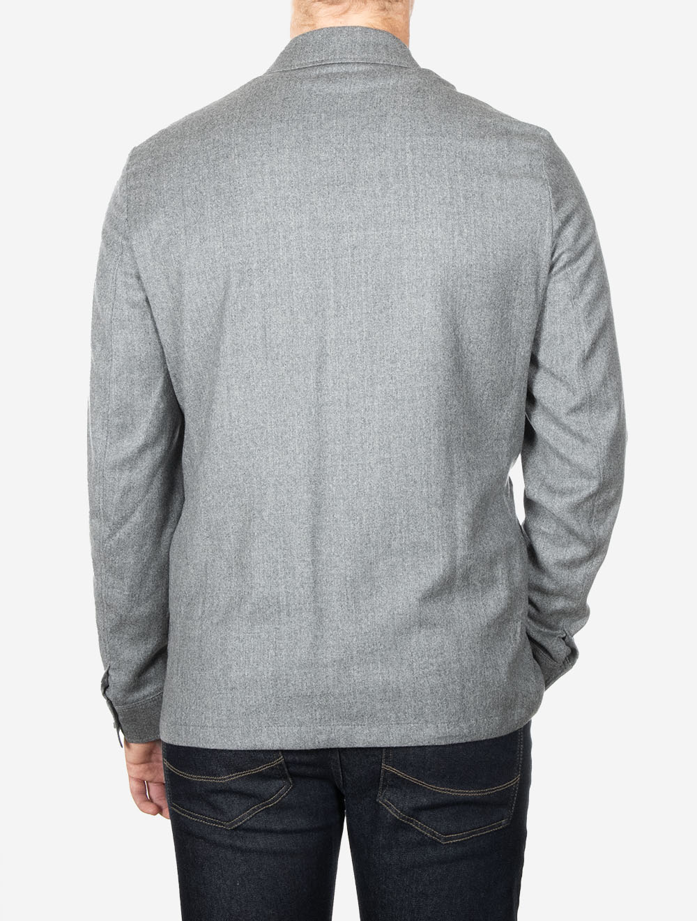 Active Shirt Jacket Grey - Image 3