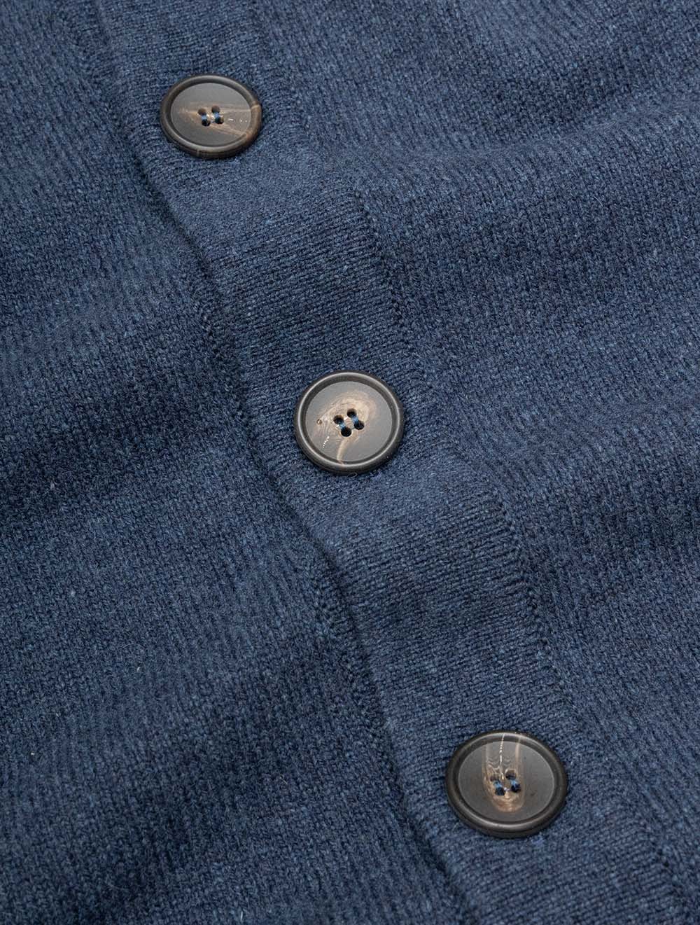 Premium Button-Up Cardigan Blue - Image 5
