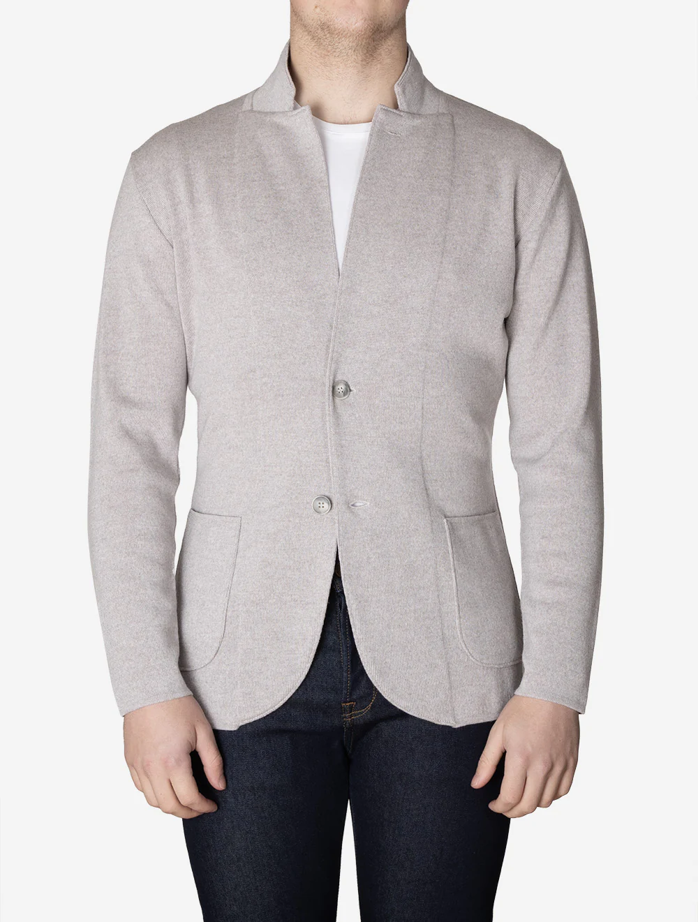 Premium Merino Swacket Beige - Image 2