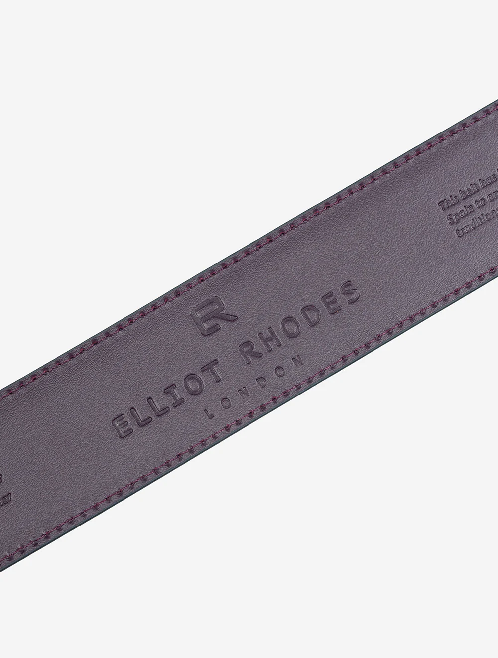 Pony Hair Leather Belt Chocolate - Image 3