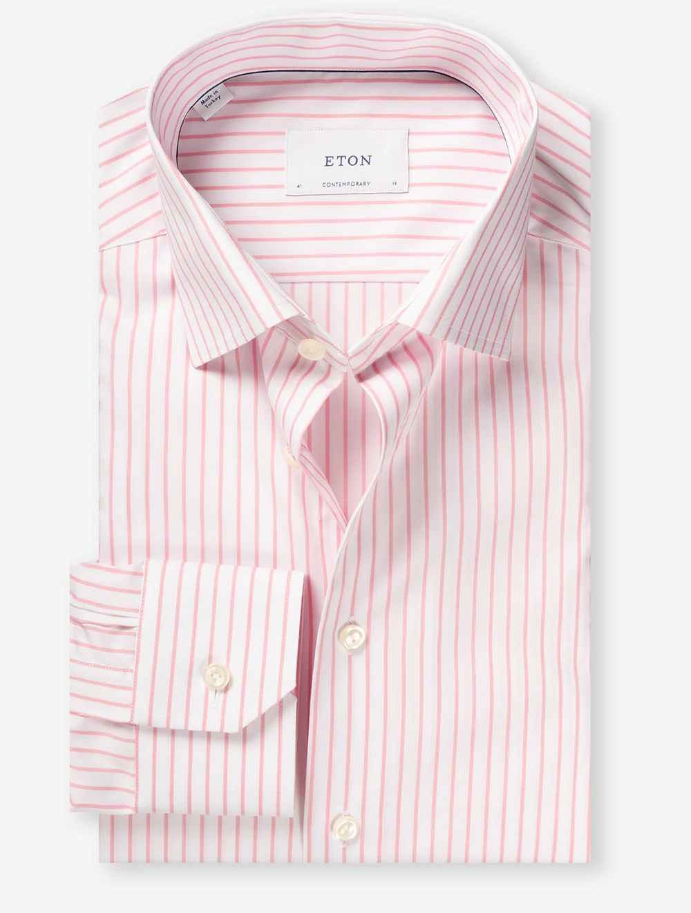 Contemporary Striped Signature Shirt Pink