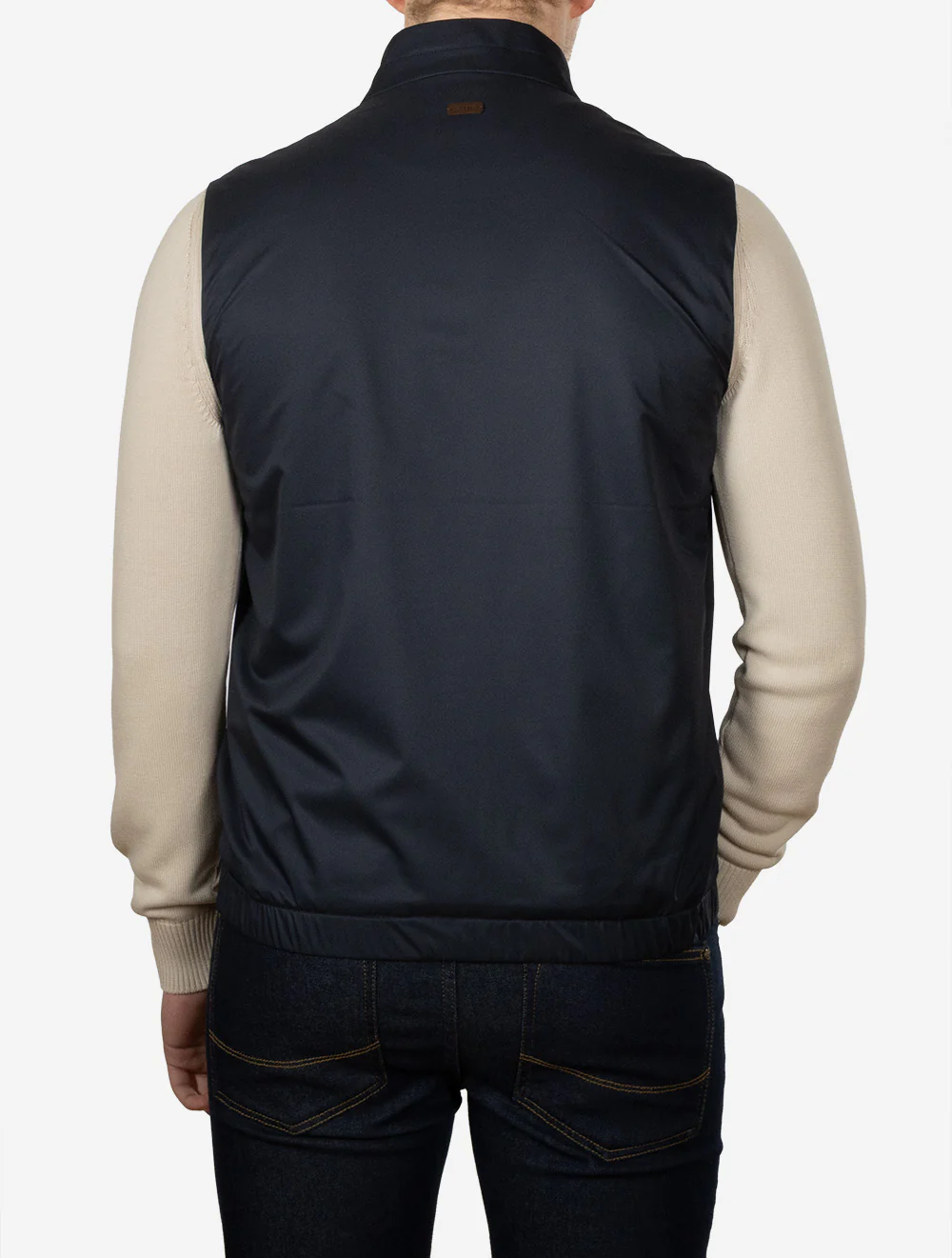 Lightweight Wind Vest Navy - Image 3
