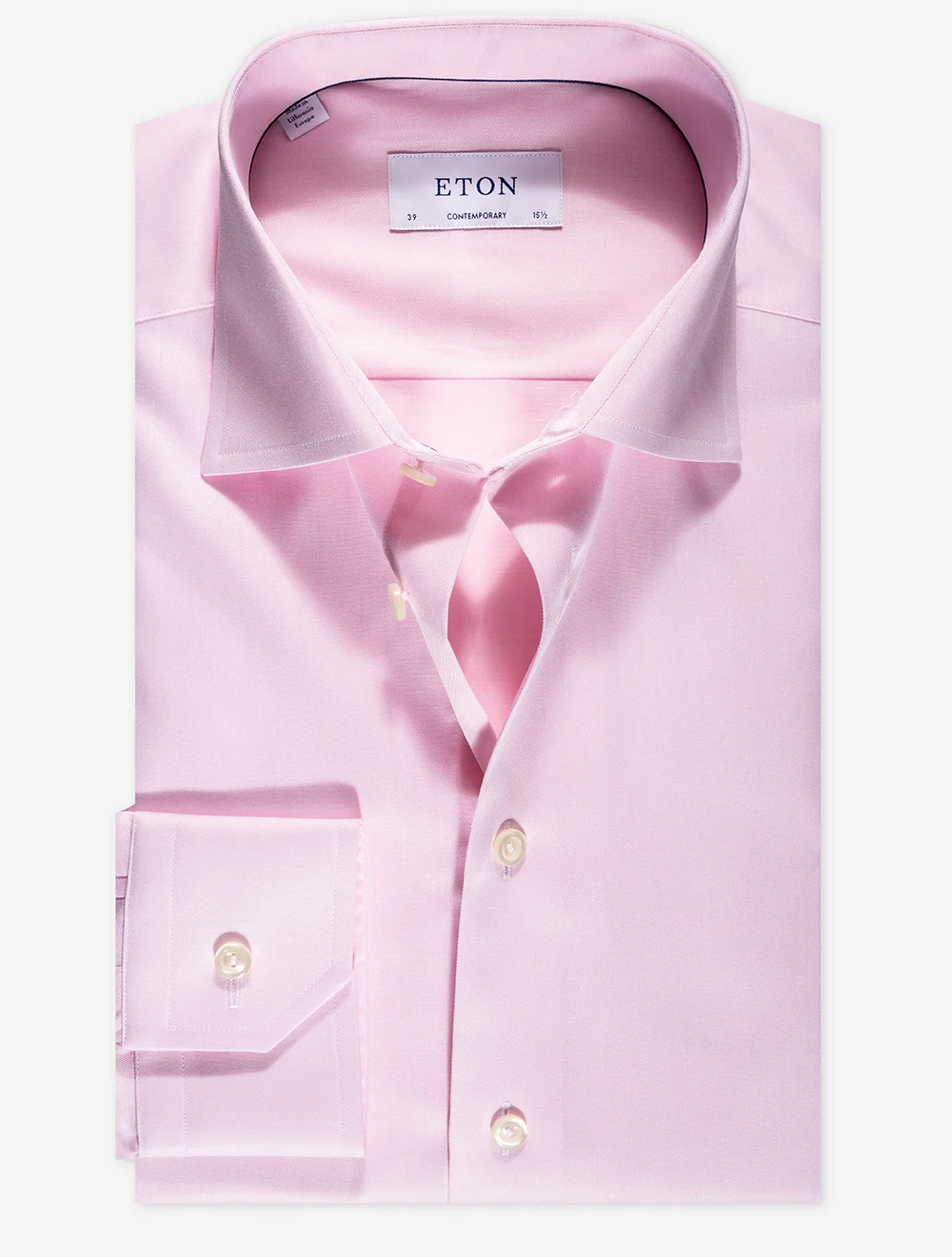 Pink Contemporary Fit Shirt