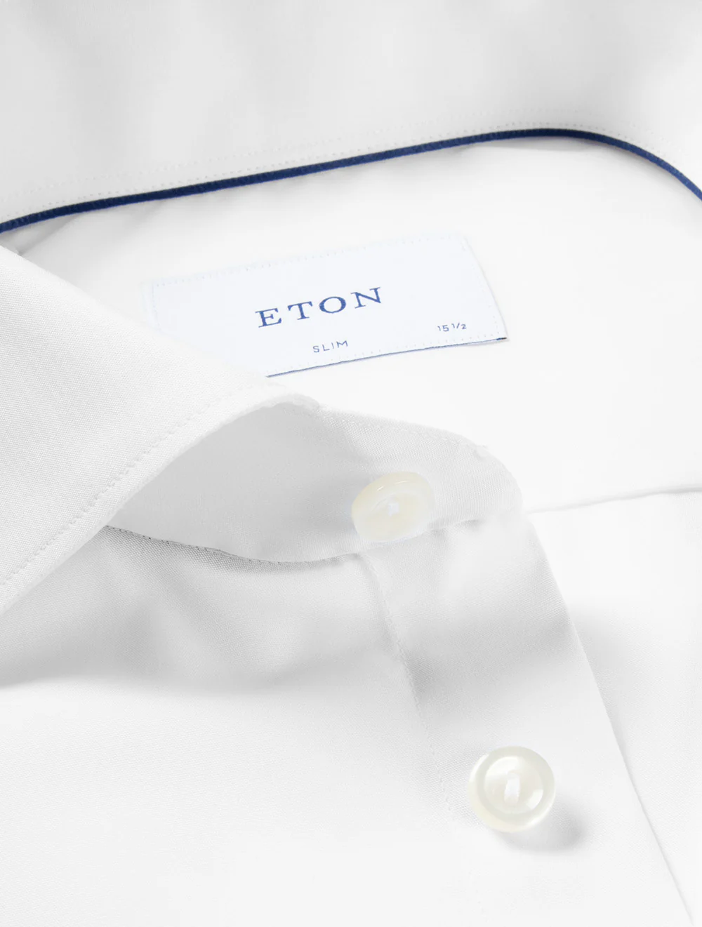 Slim Breeze Poplin Shirt White - Image 3