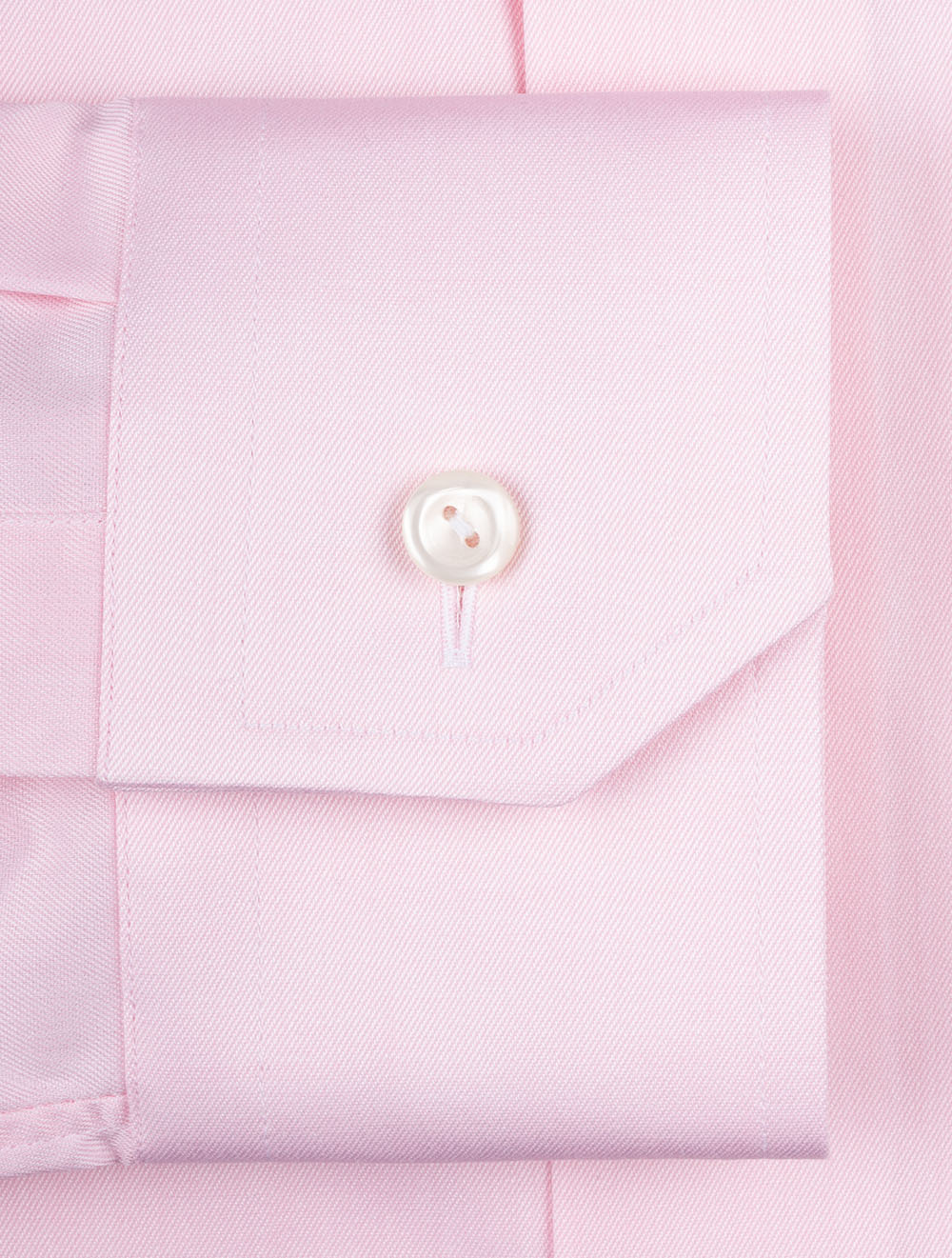 Slim Fit Business Plain Shirt Pink - Image 4