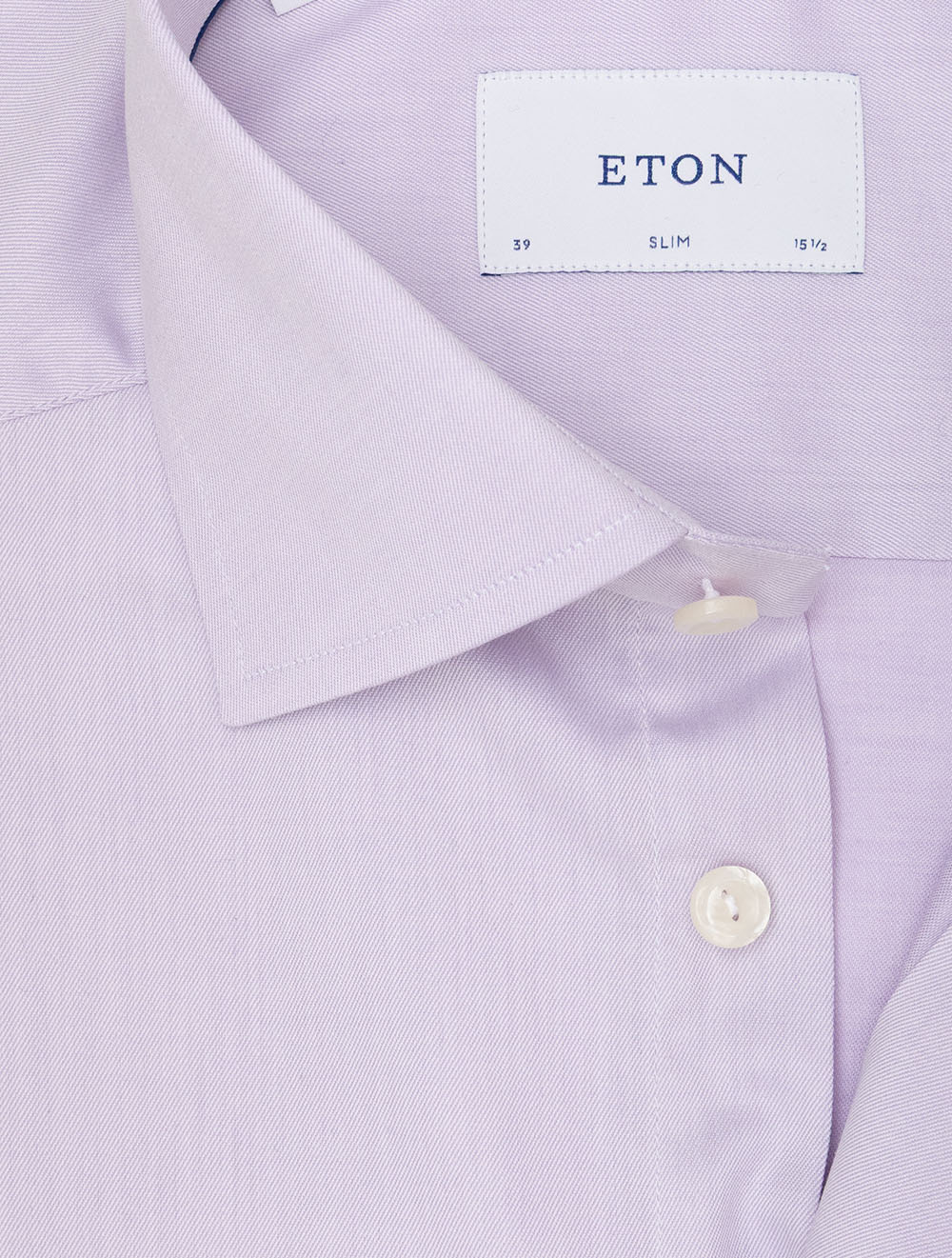 Slim Business Shirt Plain Purple - Image 2
