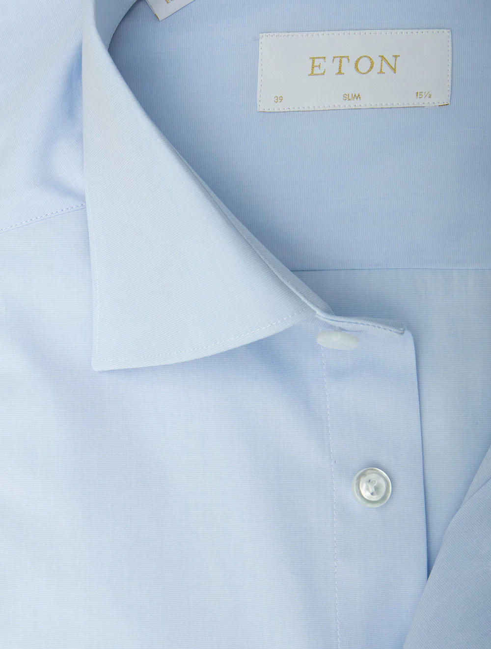Slim Fit Chambray Elevated Shirt Blue - Image 2
