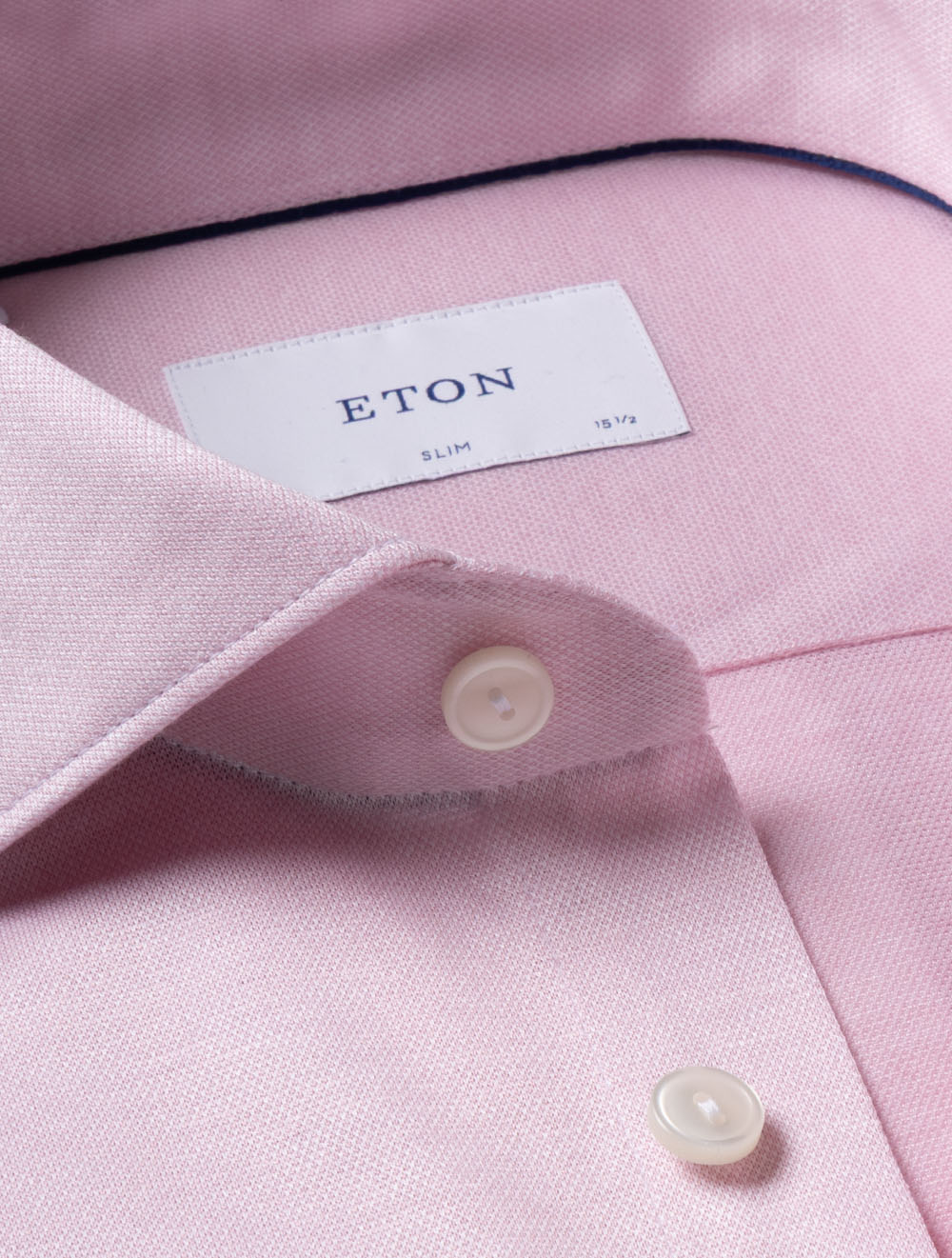 Slim Jacquard Knit Shirt Pink - Image 3