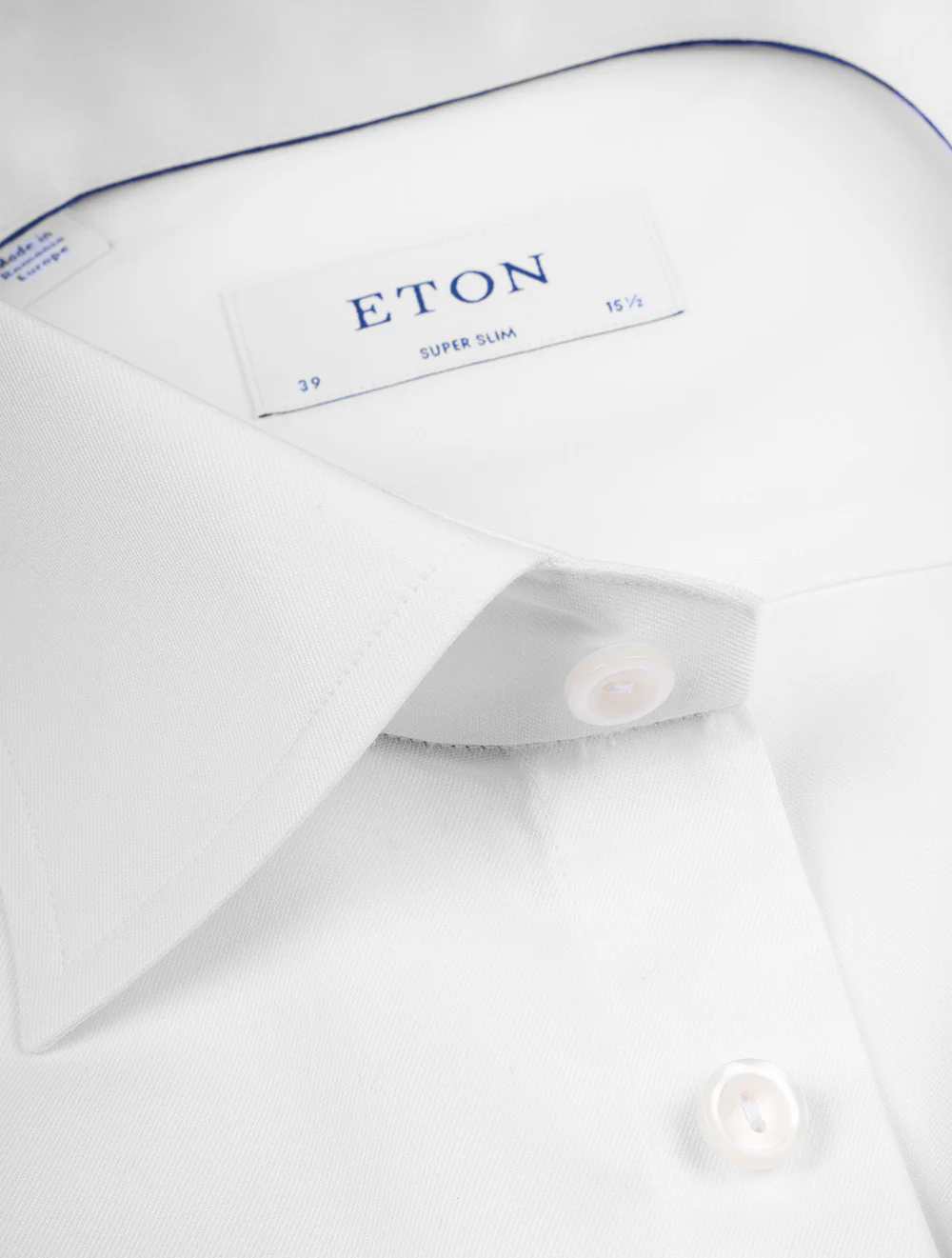 Super Slim Fit Business Shirt White - Image 3