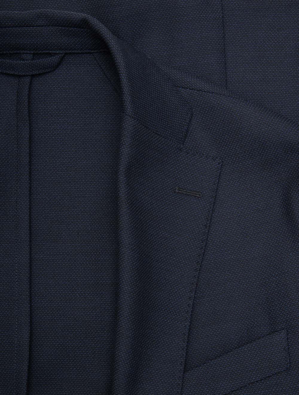 Techno Wool Soft Jacket Navy - Image 2