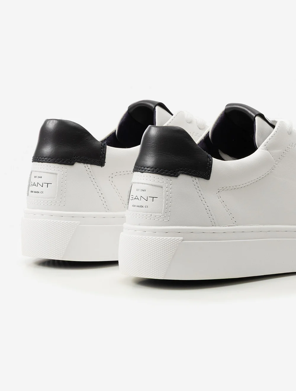 Mc Julien Leather Sneaker White Navy - Image 4