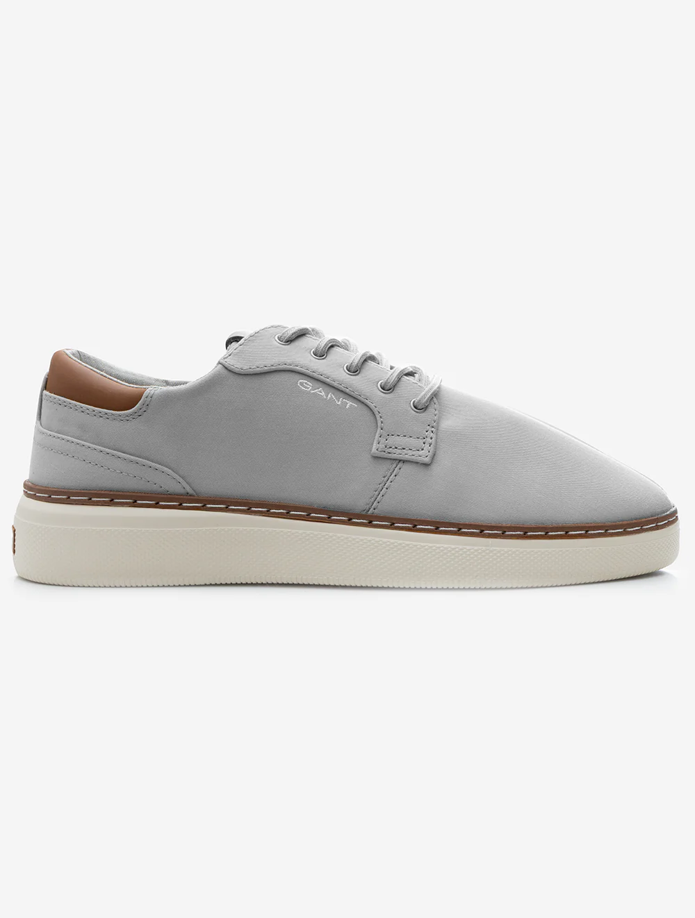 San Prep Twill Sneaker Mid Grey - Image 3