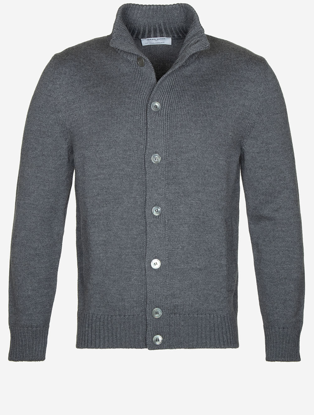 Button Up Cardigan Grey