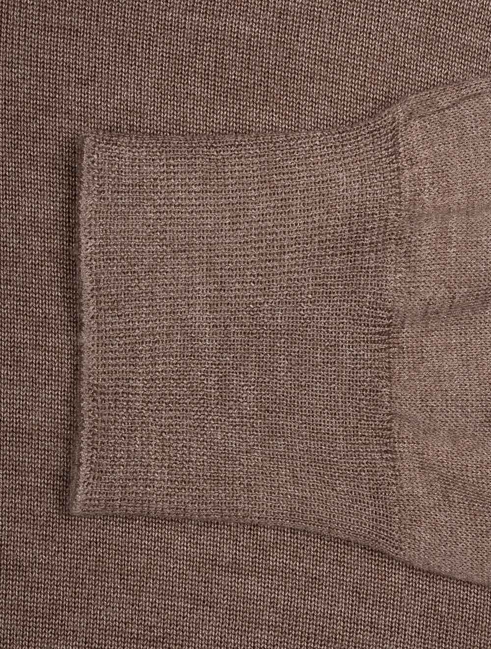 Long Sleeve Polo Brown - Image 6