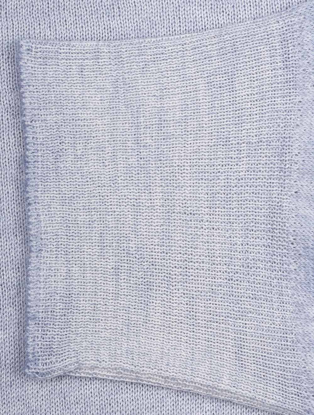Half Zip Knitwear Blue - Image 3