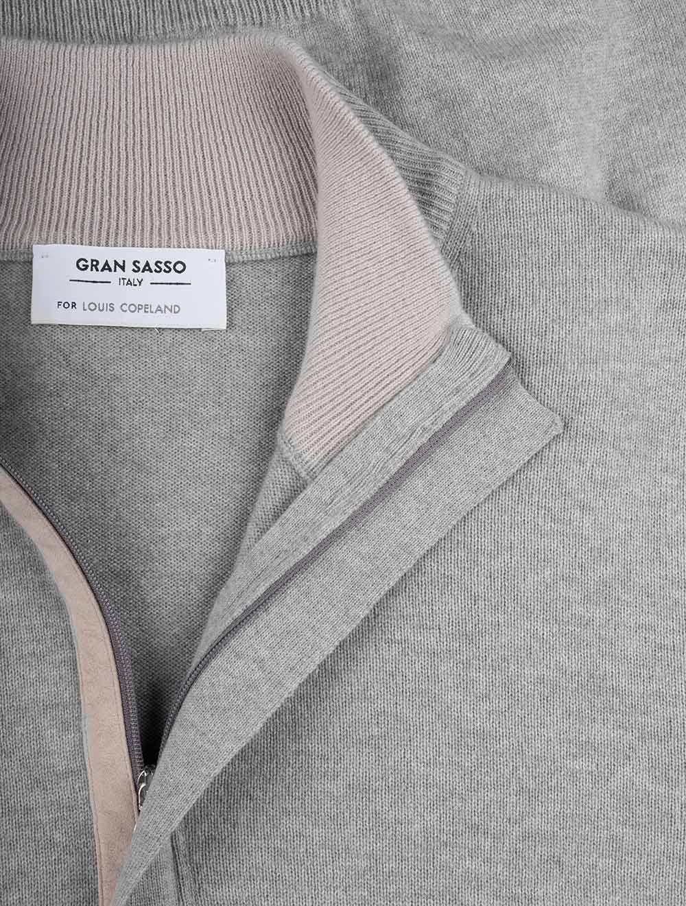 Half Zip Alcantara Grey - Image 4