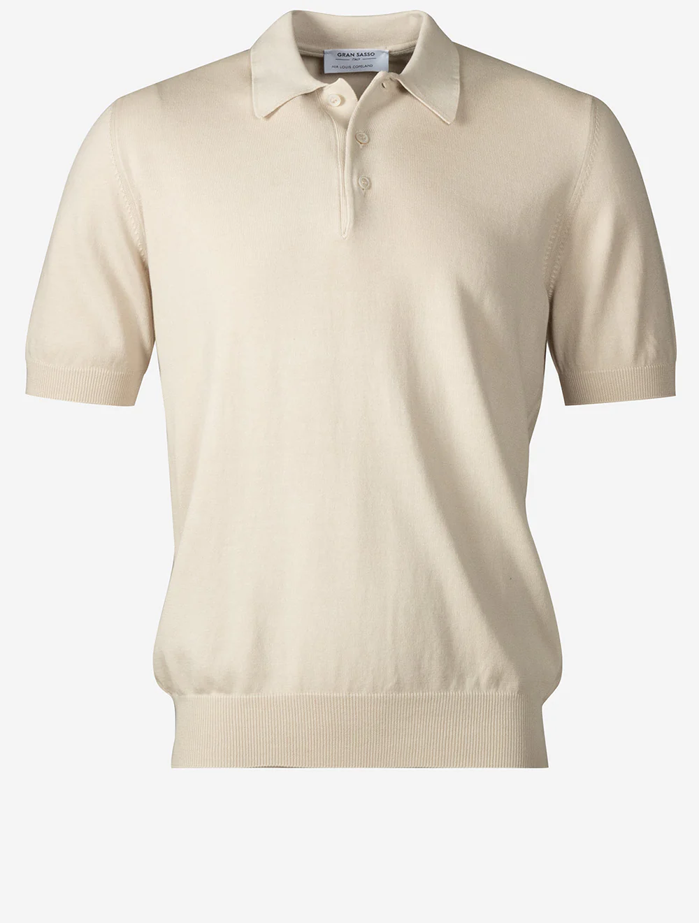 Tennis Polo Cotton Sand